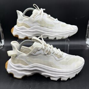 Sorel Kinetic Breakthru Day Lace Womens Size 10 White Hiking Shoes NL4689-100